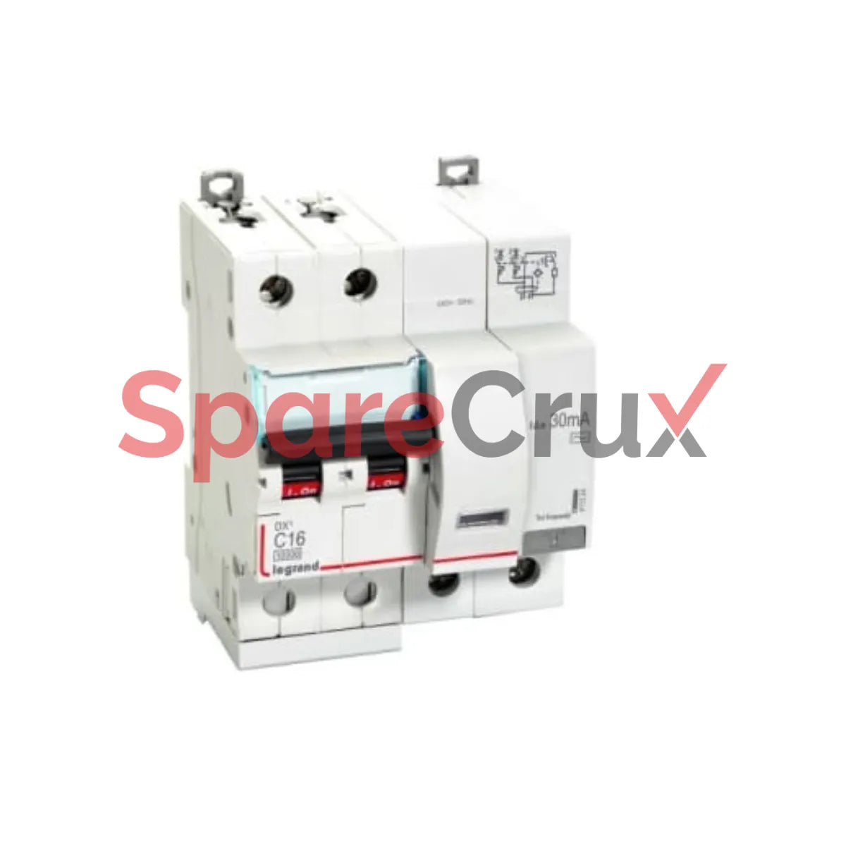 411324 | LEGRAND | 2P 16A MCB – SpareCrux
