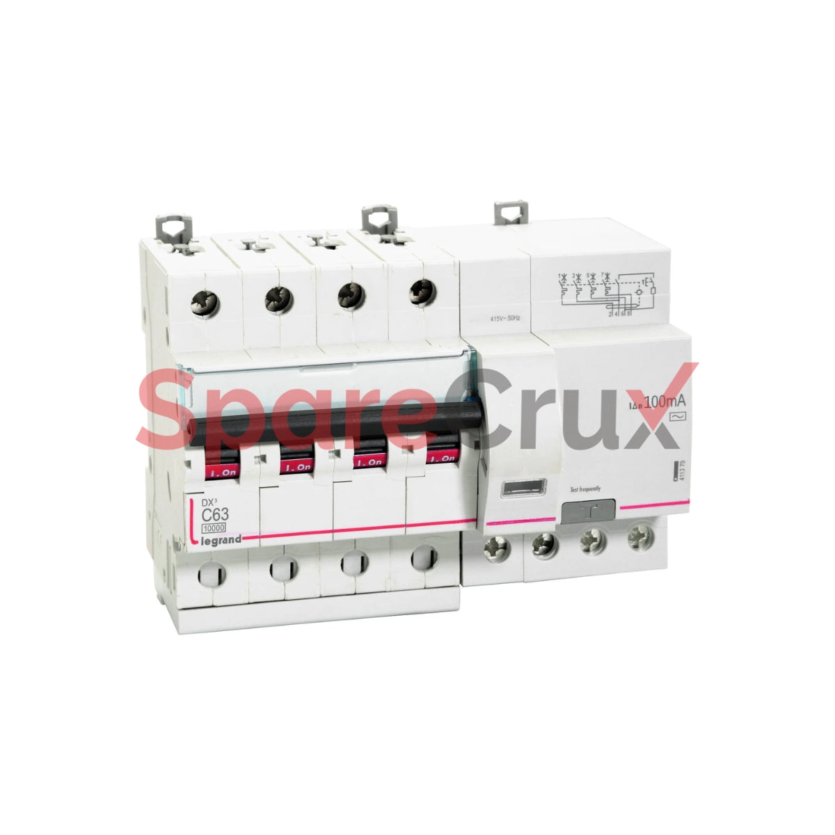 411374 | LEGRAND | Rccbop 4p 63a 100ma 415v