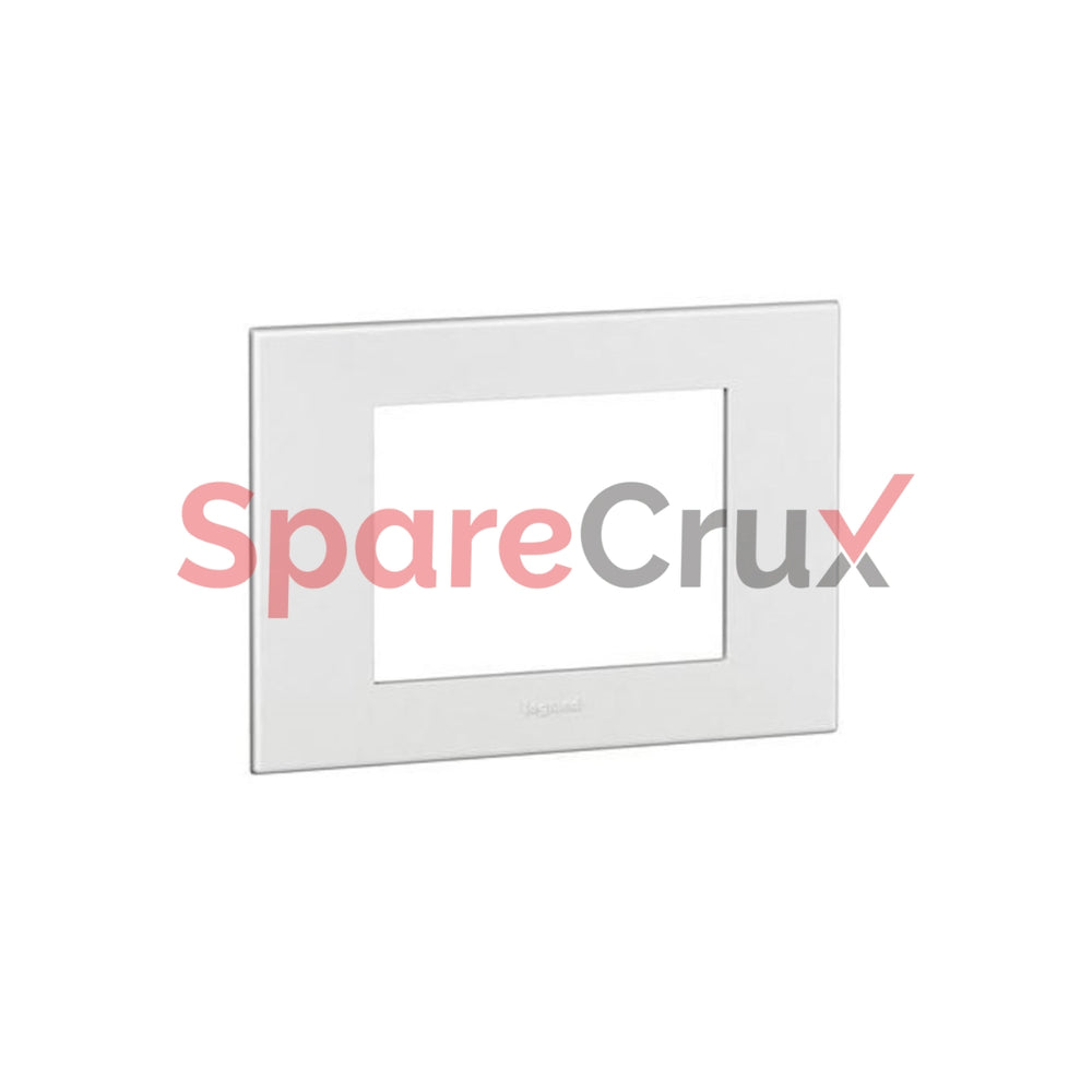 575720 | LEGRAND | Cover Plate with Metal Frame-3 Module-White