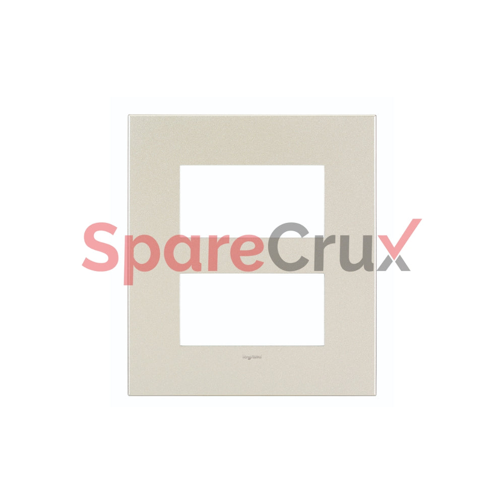 575828 | LEGRAND | 2 x 4M Champagne Cover Plate With Frame