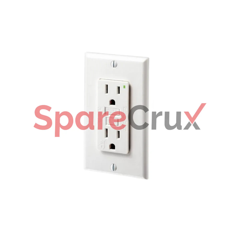 7599W | LEVITON | SmartlockPro GFCI Receptacle 15A 5-15R 2P 3W 125VAC White