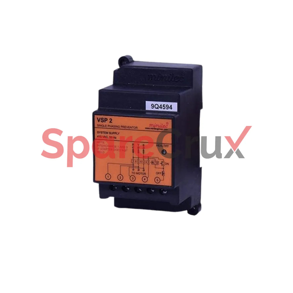 VSP 2 | MINILEC | Single Phasing Preventor Relay 415VAC 50HZ