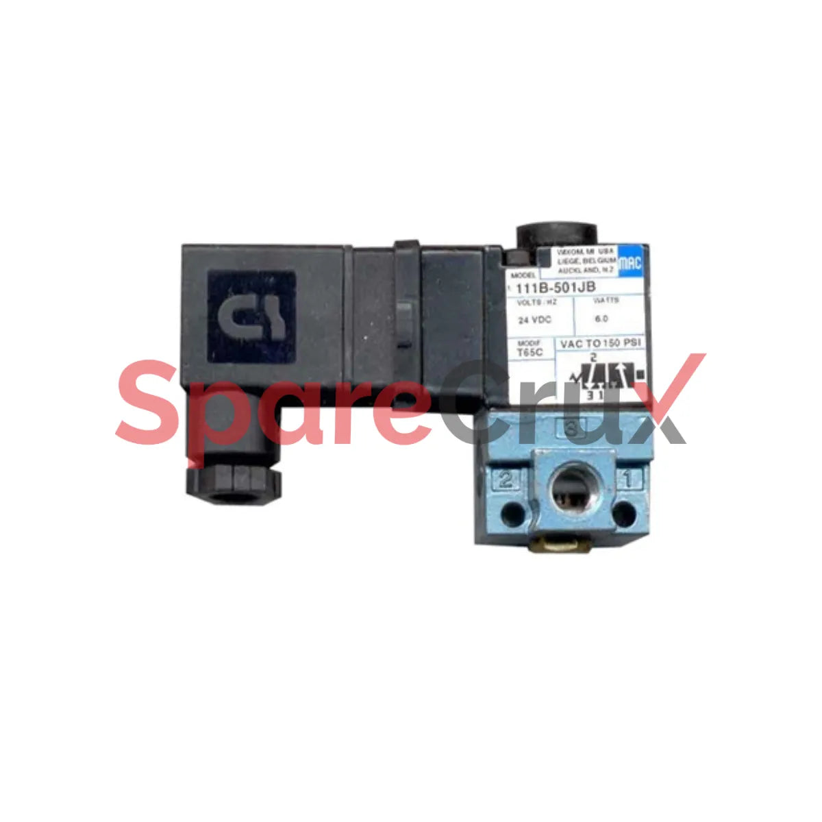 116B-501JB | MAC VALVES | Solenoid Valve 24VDC, 6.0WATTS