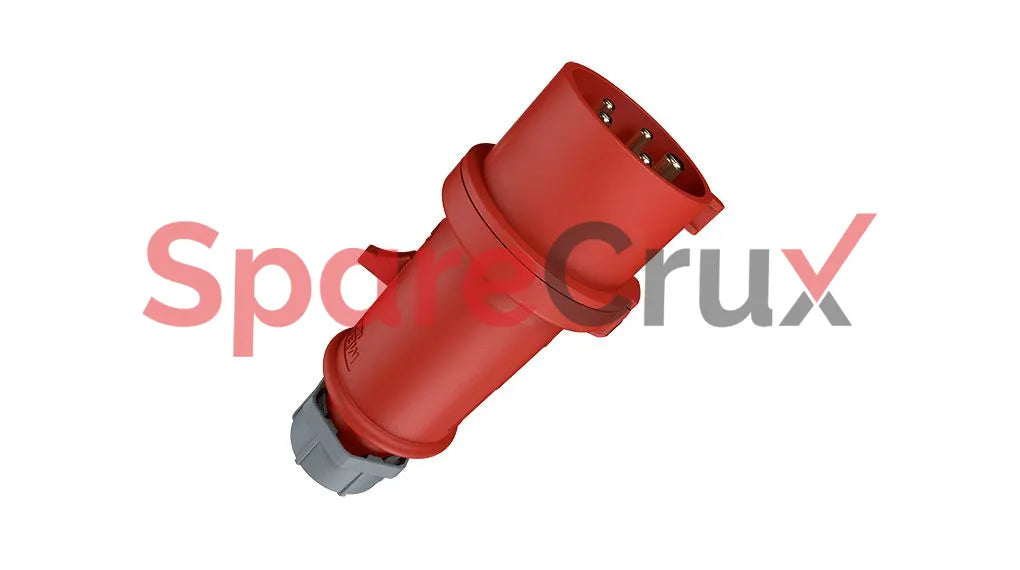 14A | MENNEKES | Cee Plug, Red, 5p, Cable Mount, 6mm², 32a, Ip44