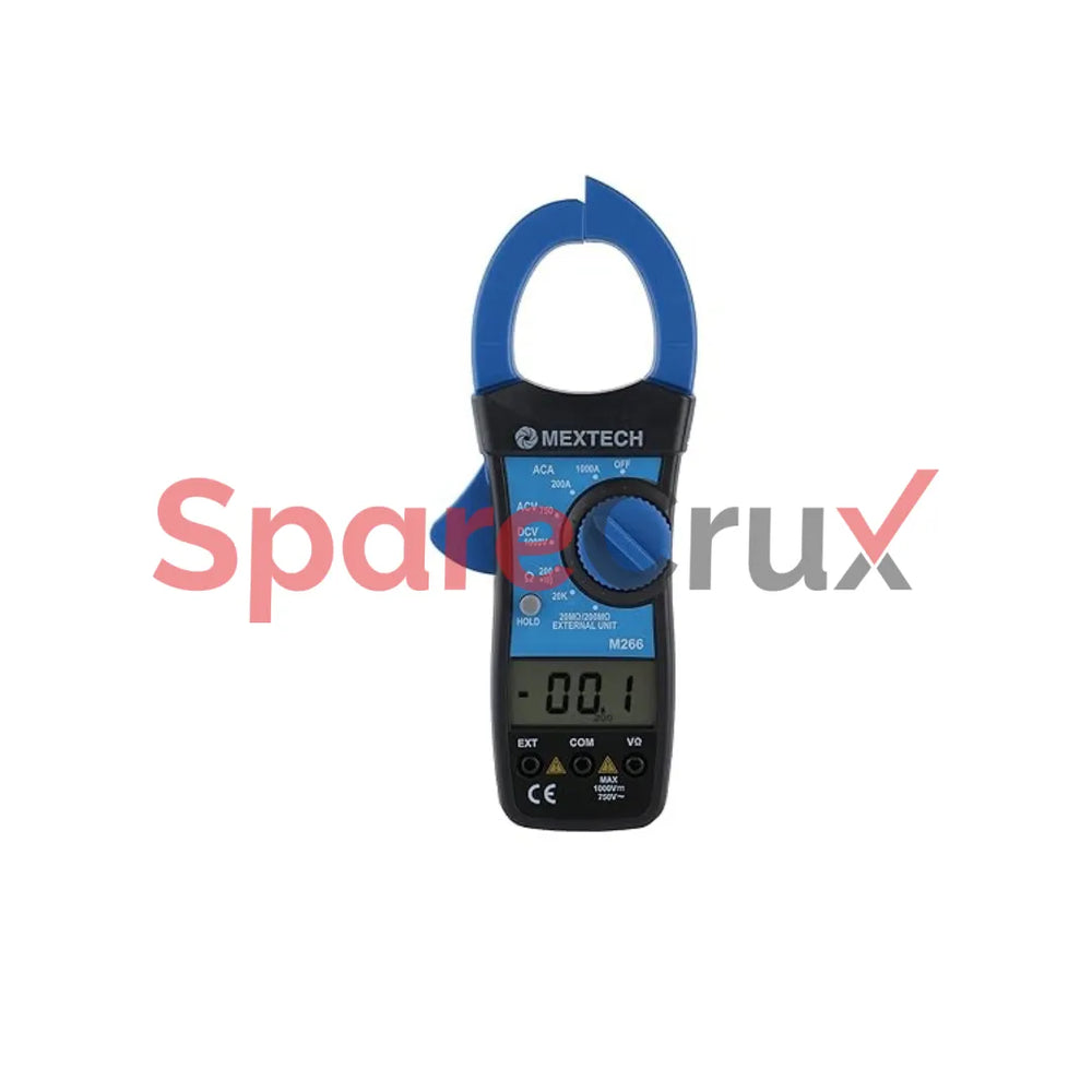 M266 | MEXTECH | 3 ½ Digits 1000A AC Digital Clamp Meter 2000 Counts