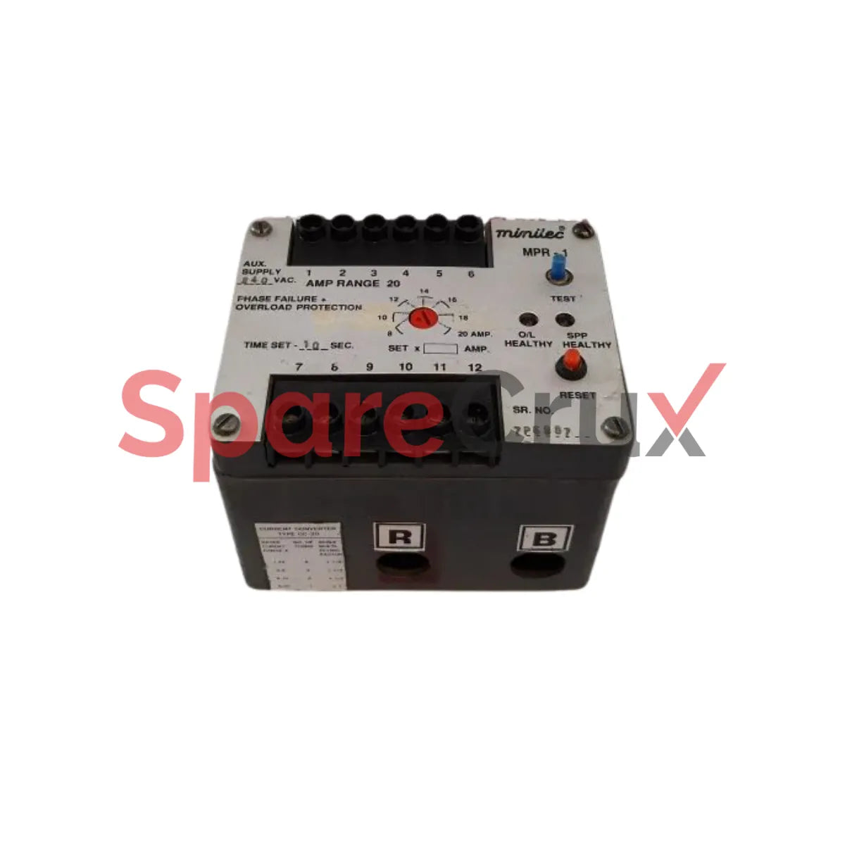 MPR-1 | MINILEC | Motor Protection Relay – SpareCrux