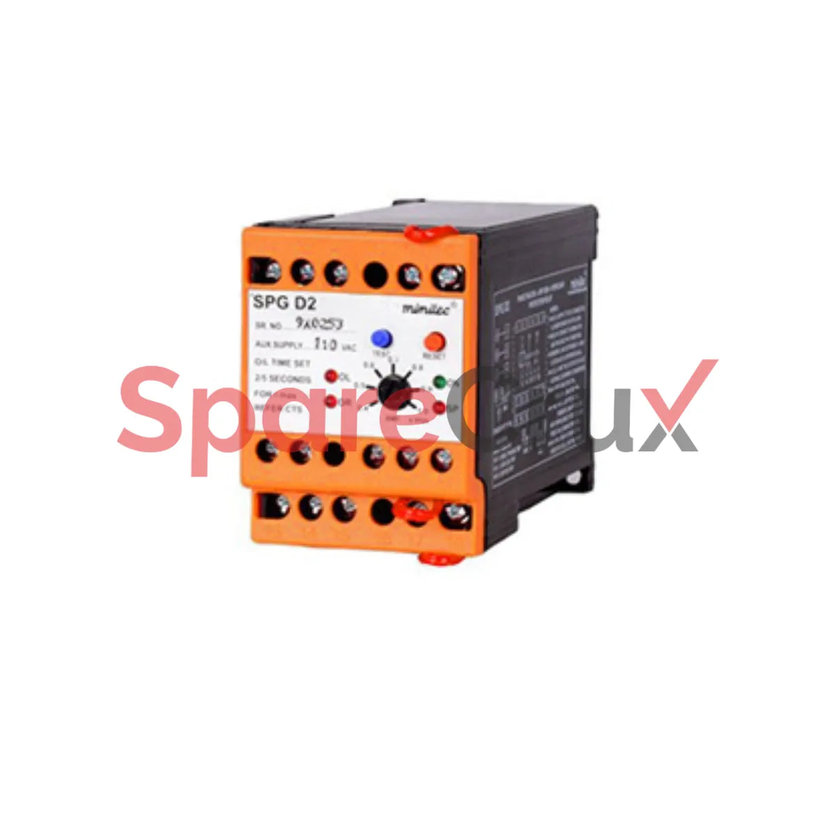 SPG D2 | MINILEC | Motor / Pump Protection Relays 240VAC – SpareCrux