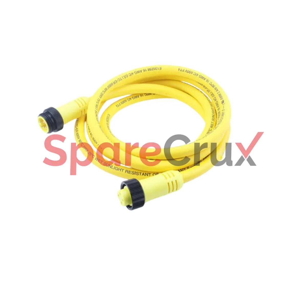 1300100882 | MOLEX | Brad® Mini-Change Series Circular Cable Assembly, 4-Pin, 20m, IP67, Yellow