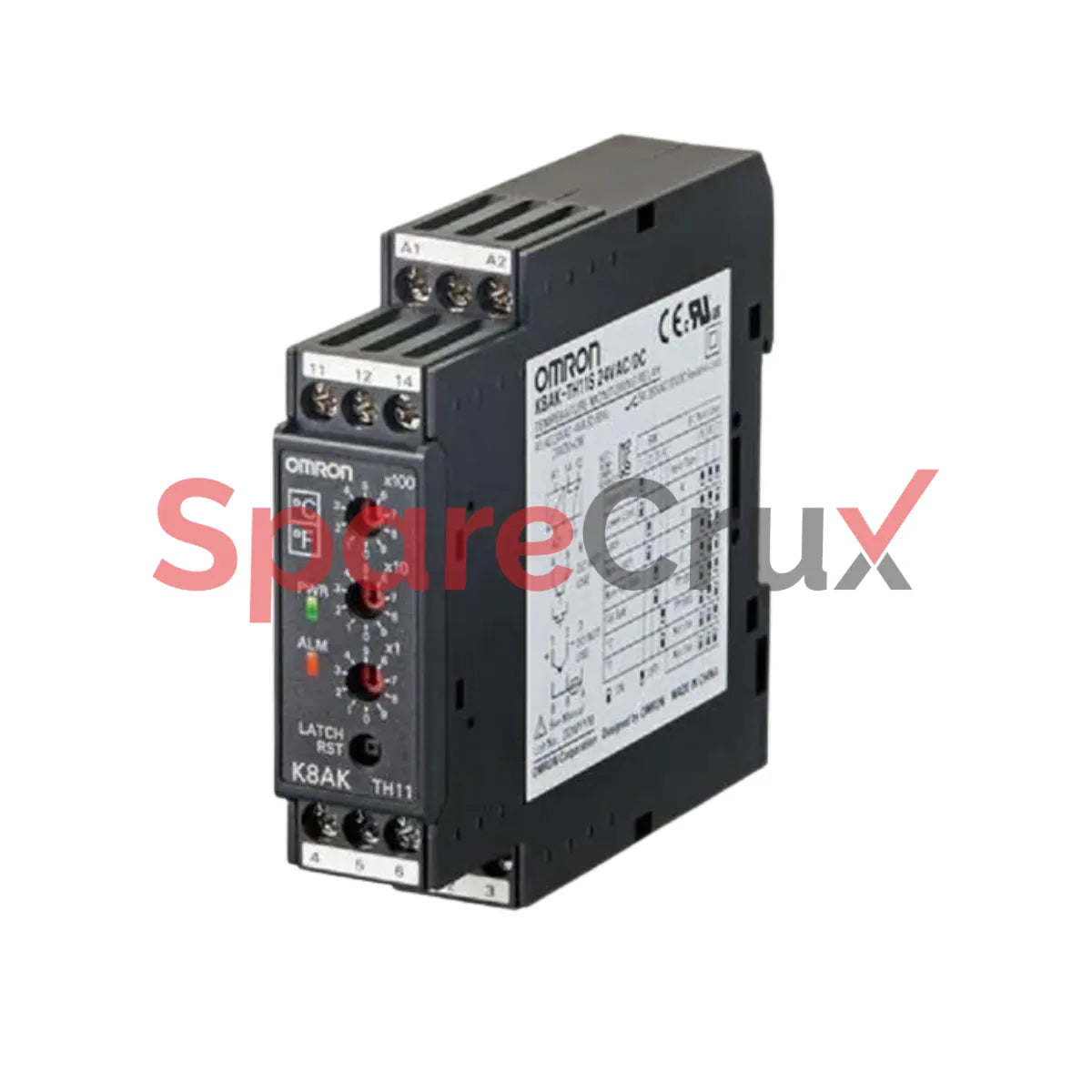 K8AK-TH11S24VAC/DC | OMRON | Industrial Relays Slim 22.5 mm Temp Monitoring Relay