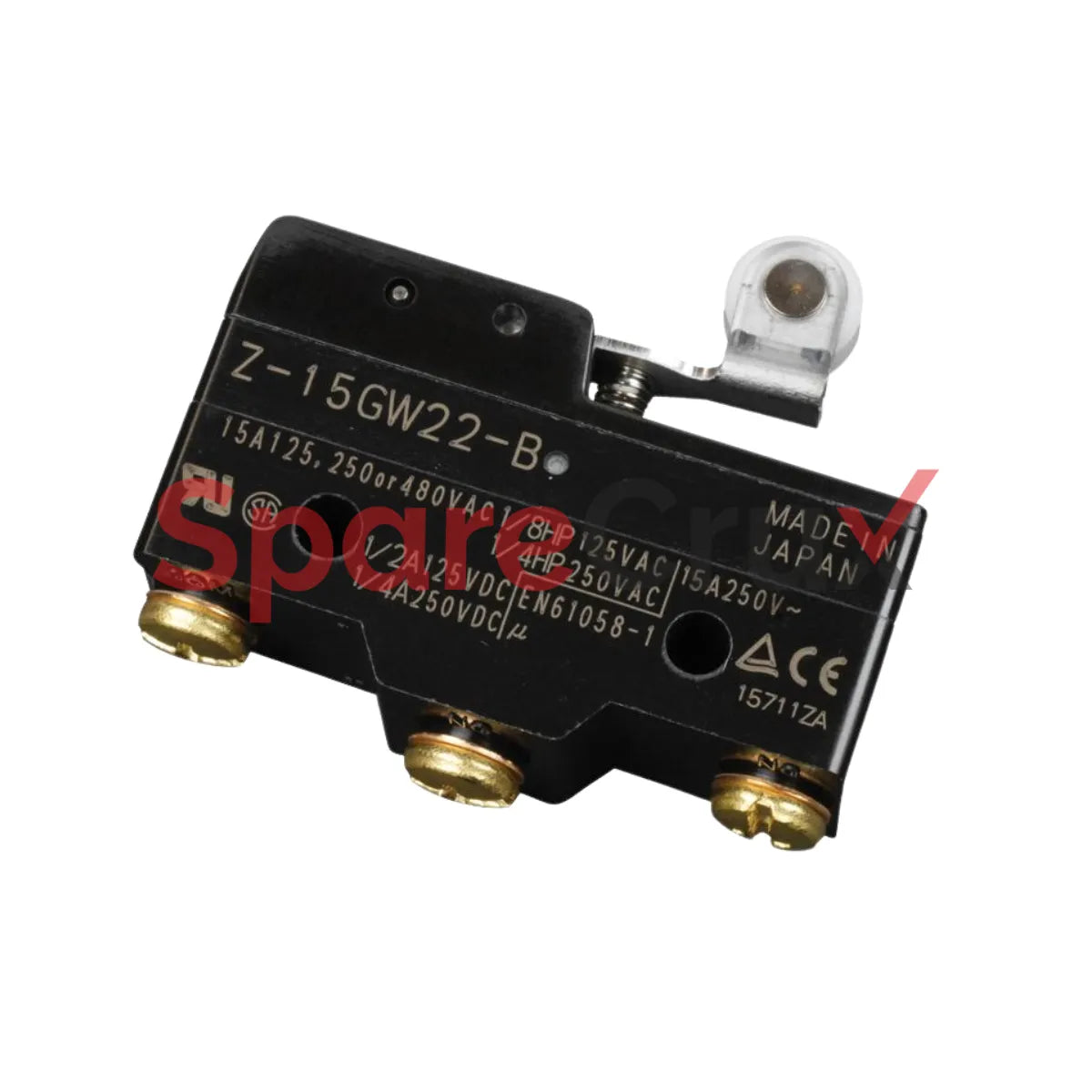 Z-15GW22-B | OMRON | Microswitch, Standard, Short Hinge Roller Lever, SPDT, Screw