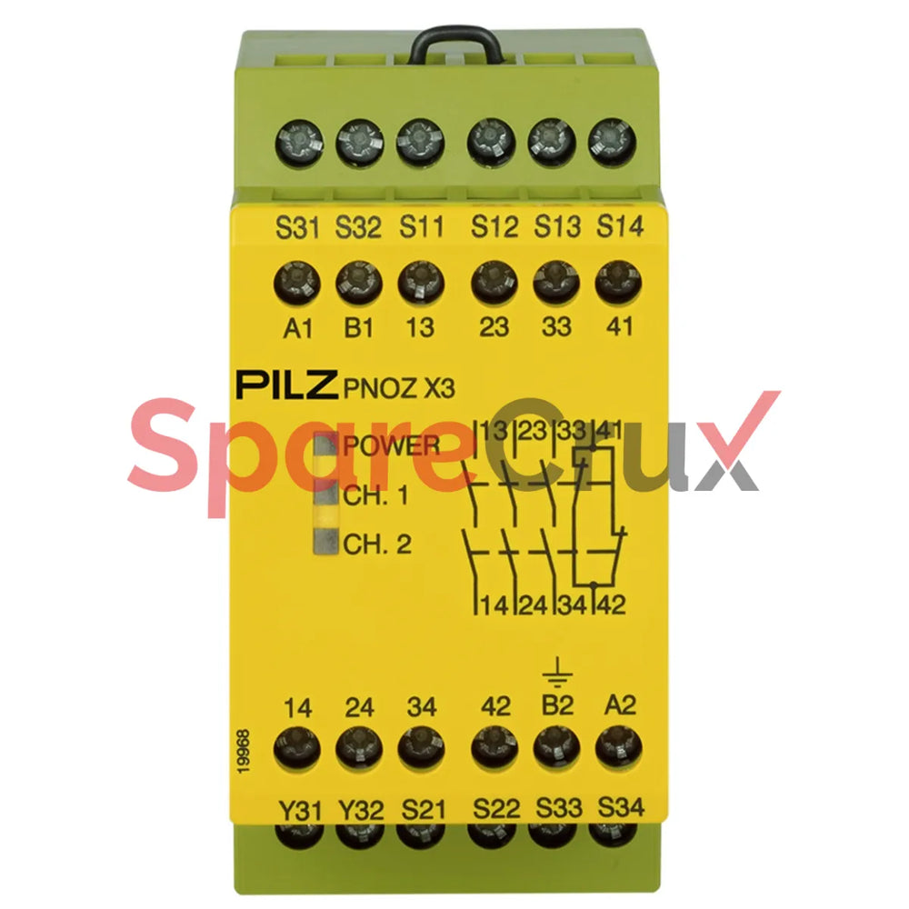 774314 | PILZ | PNOZ X3 110VAC 24VDC 3n/o 1n/c 1so Safety Relay