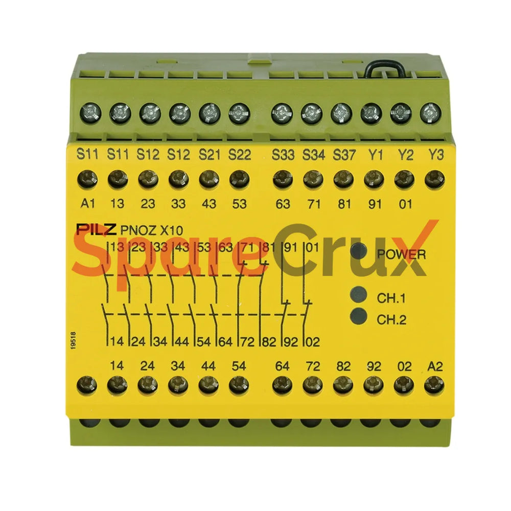 774709 | PILZ | PNOZ X10 24VDC 6n/o 4n/c 3LED Safety Relay