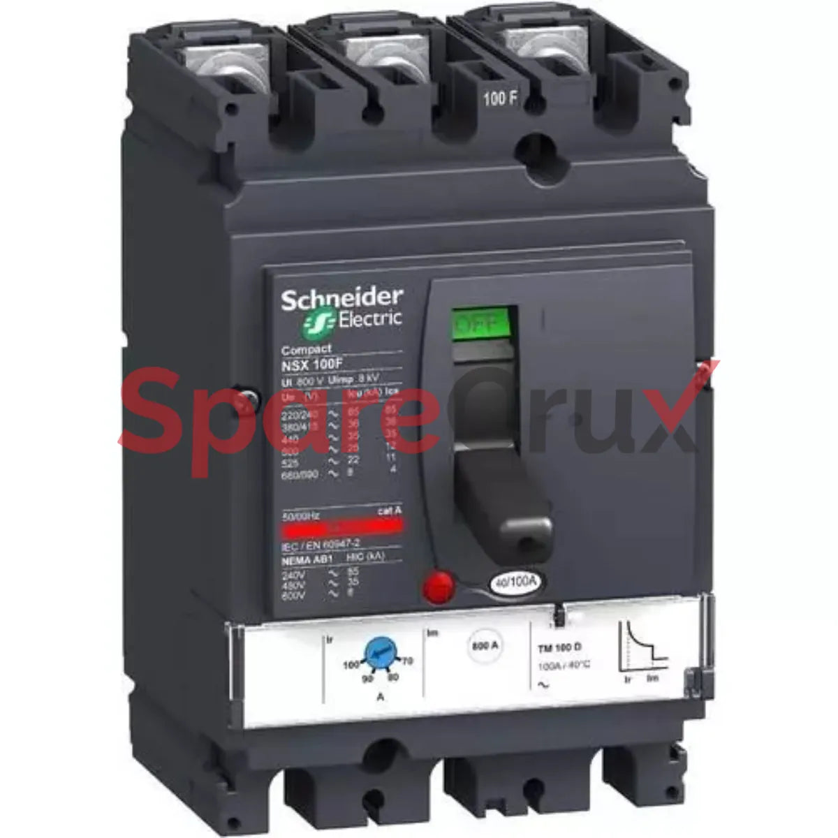LV438103XTMDC160 | SCHNEIDER ELECTRIC | 3 Pole Circuit Breaker 160A MCCB Switchgear