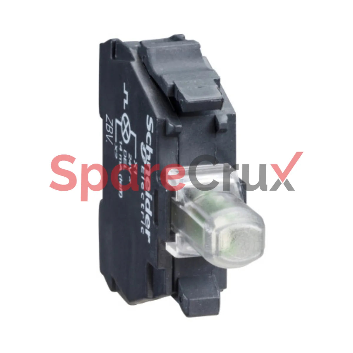 ZBV-M8N | SCHNEIDER ELECTRIC | Amber, light block with screw clamp terminal connection intergal LED 220V indicating lamp
