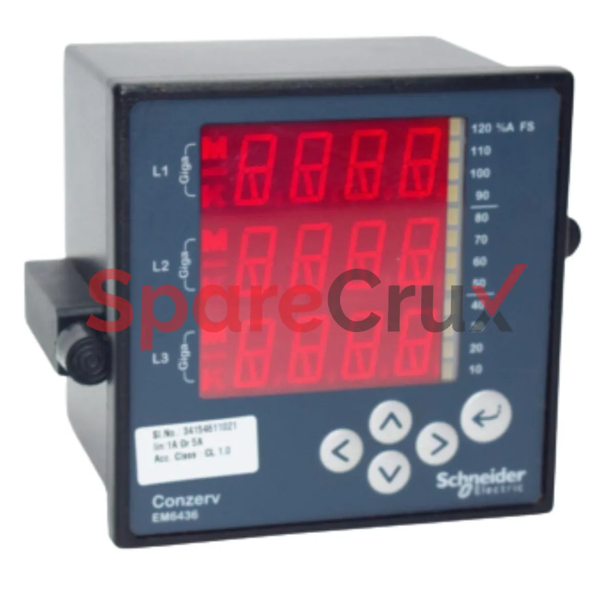 EM6436DUAL | SCHNEIDER ELECTRIC |  Dual Source Energy Meter, LED Display, RS-485, Class 1.0 Accuracy