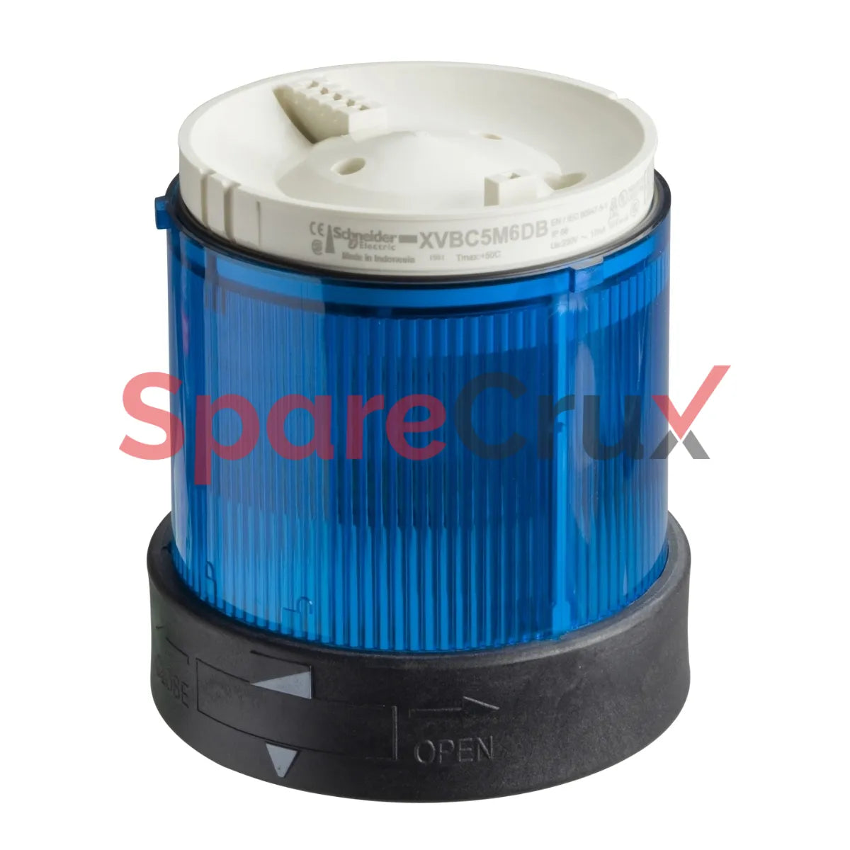 XVBC36 | SCHNEIDER ELECTRIC | Indicator bank, Harmony XVB, illuminated unit, plastic, blue, 70mm, steady, bulb or LED not included, 250V