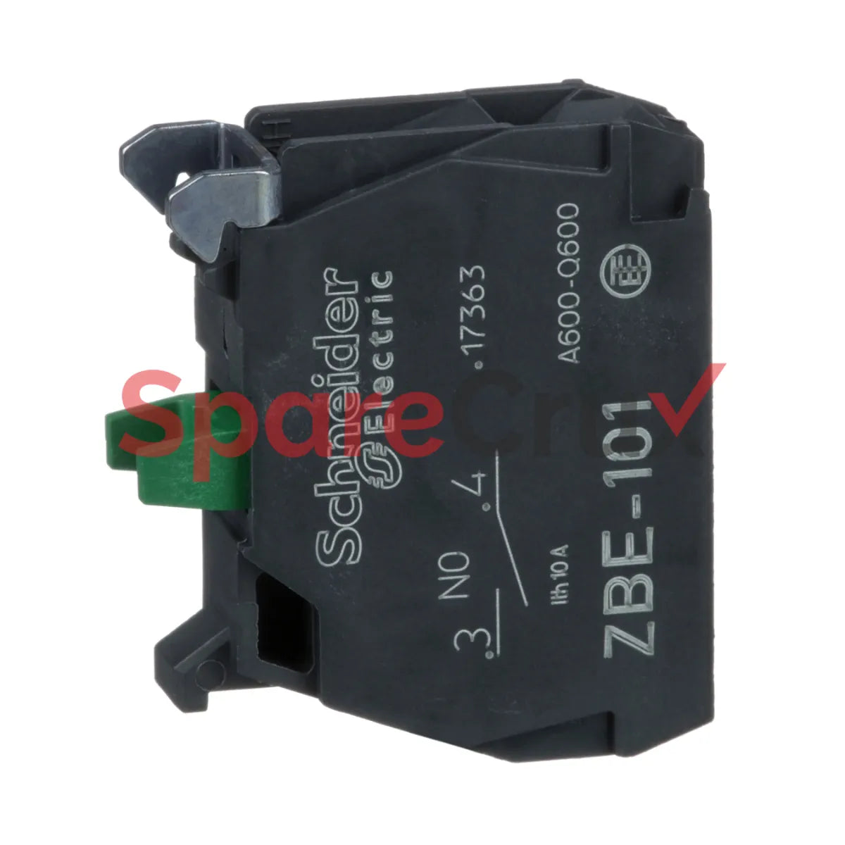 ZBE101 | SCHNEIDER ELECTRIC | Single contact block, silver alloy, screw clamp terminal, 1 NO