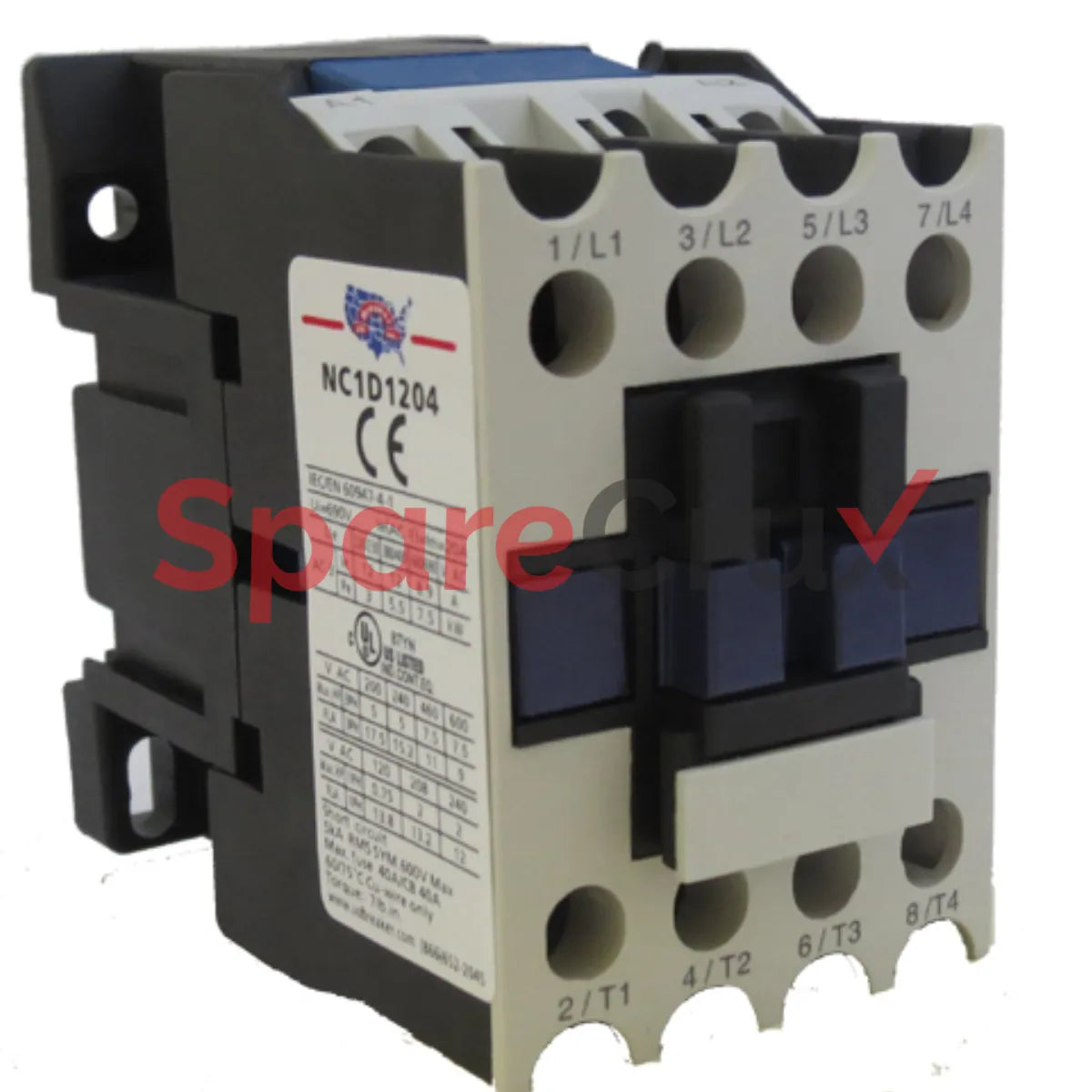 LC1D12004 |SCHNEIDER ELECTRIC | TeSys D 3‑Pole Contactor (4NO Power Poles, ≈12 A)