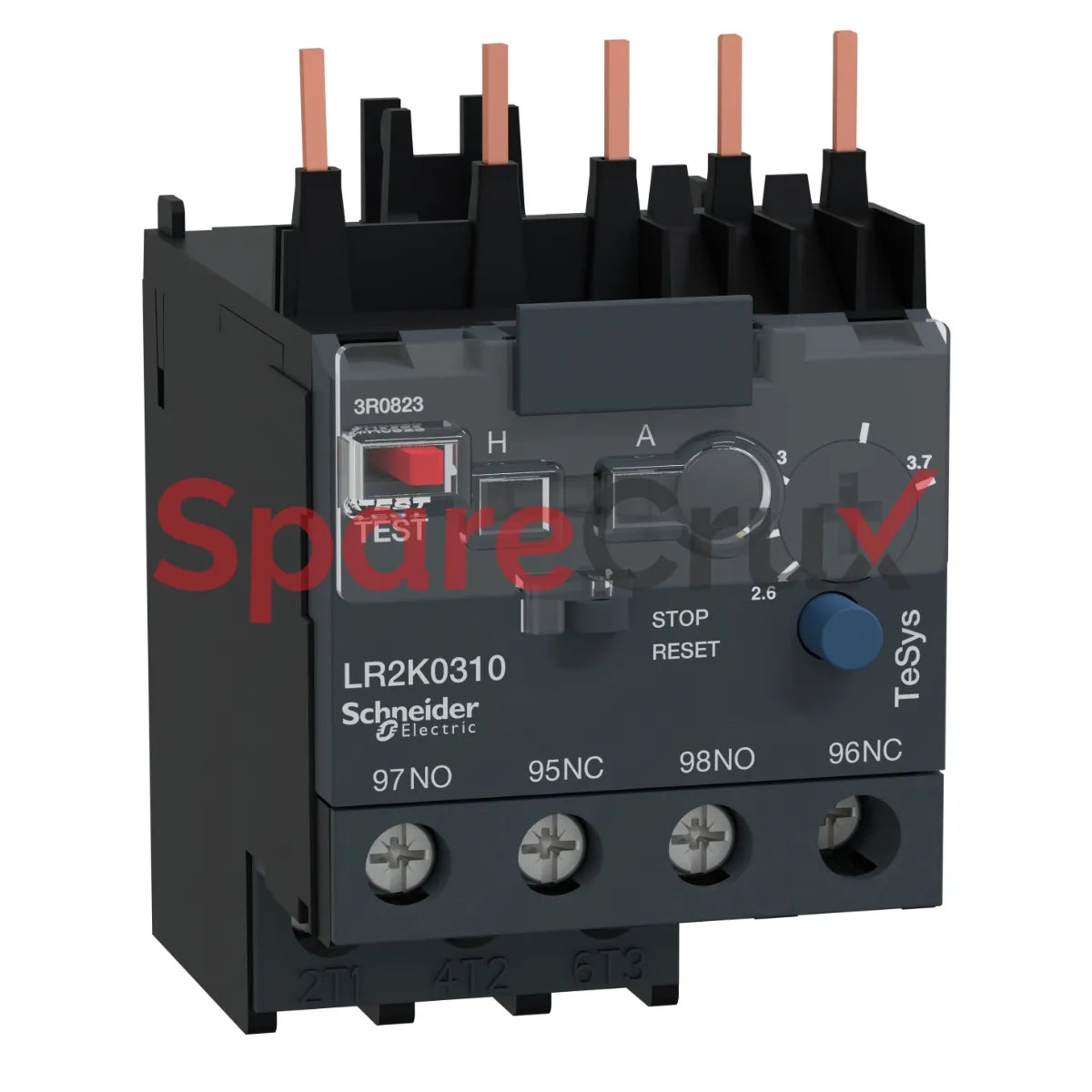 LR2K0310 | SCHNEIDER ELECTRIC | TeSys K - differential thermal overload relays -2.6...3.7 A - class 10A