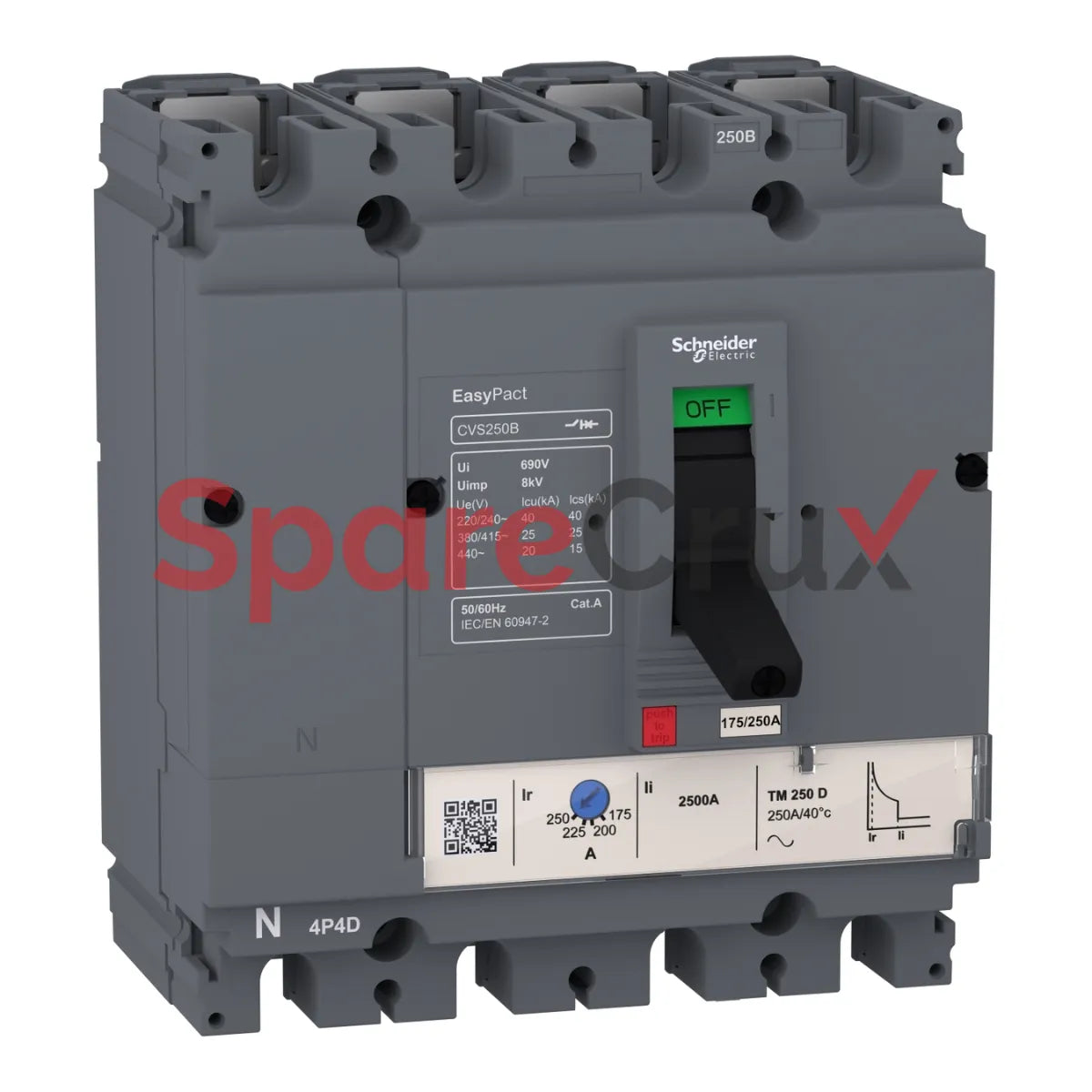 Cvs100b LV510312 | SCHNEIDER ELECTRIC | circuit breaker EasyPact CVS100B, 25 k ...