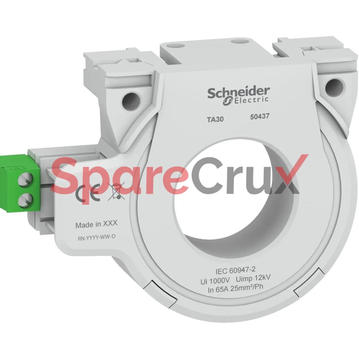 50437 | SCHNEIDER ELECTRIC | closed toroid A type, for Vigirex and Vigilhom, TA30, inner diameter 30 mm, rated current 65 A