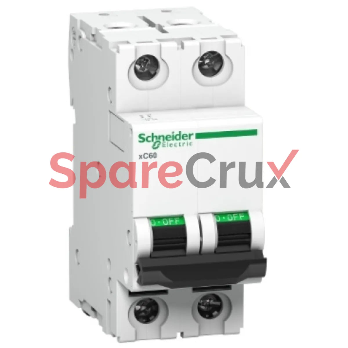 A9N2P04C | SCHNEIDER ELECTRIC | Miniature Circuit Breaker, Acti9 xC60, 2 Pole, 4 A, C Curve