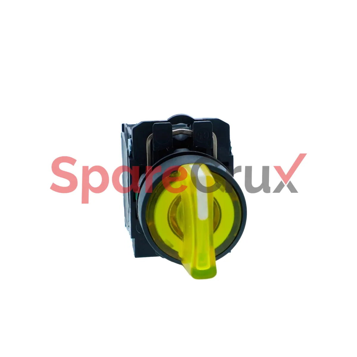 XB5AK155M3N | SCHNEIDER ELECTRIC| selector switch, Harmony XB5N XB7N, plastic, yellow, 22mm, short handle, 3 pos, spring return middle, 230V AC, 2 NO