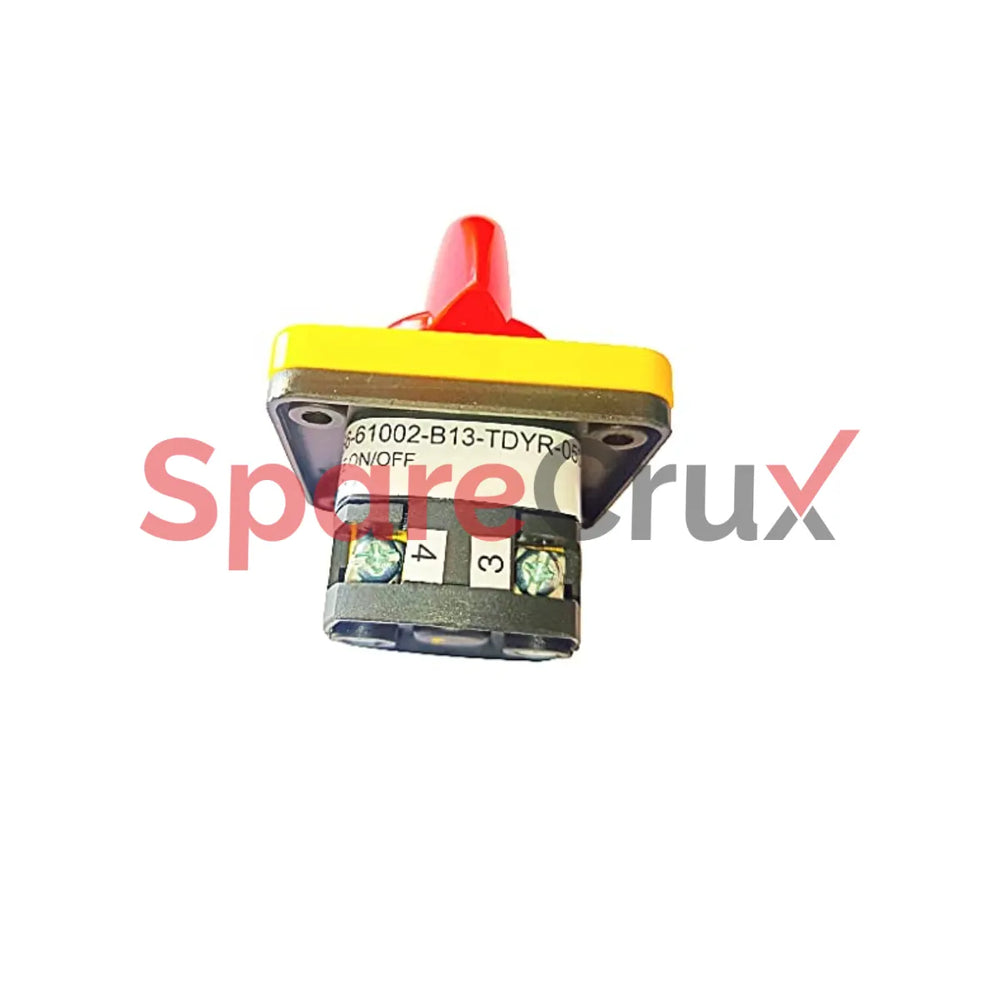 6A-S6-61028-B13-TDYR | SALZER | Cam Operated Rotary Switch – 6A, 4-Pole, 2-Way, S6 Series