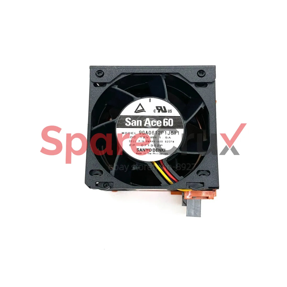 9GA0612P1J611 | SANYO | 12V, 1.5A Cooling Fan