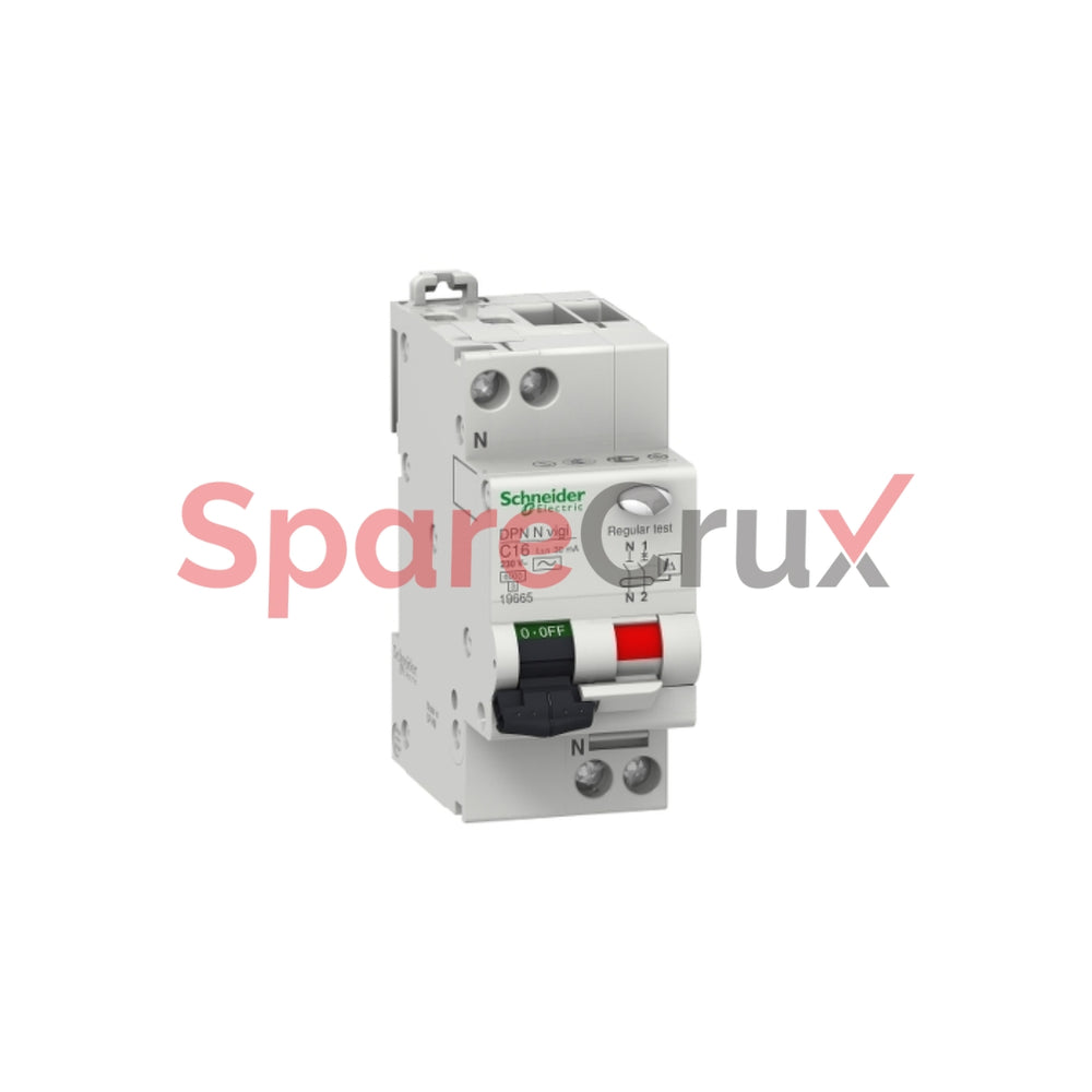 19772 | SCHNEIDER ELECTRIC | DPN - Earth Leakage Circuit Breaker - Dpn N Vigi - 1P + N - 10A - 30MA