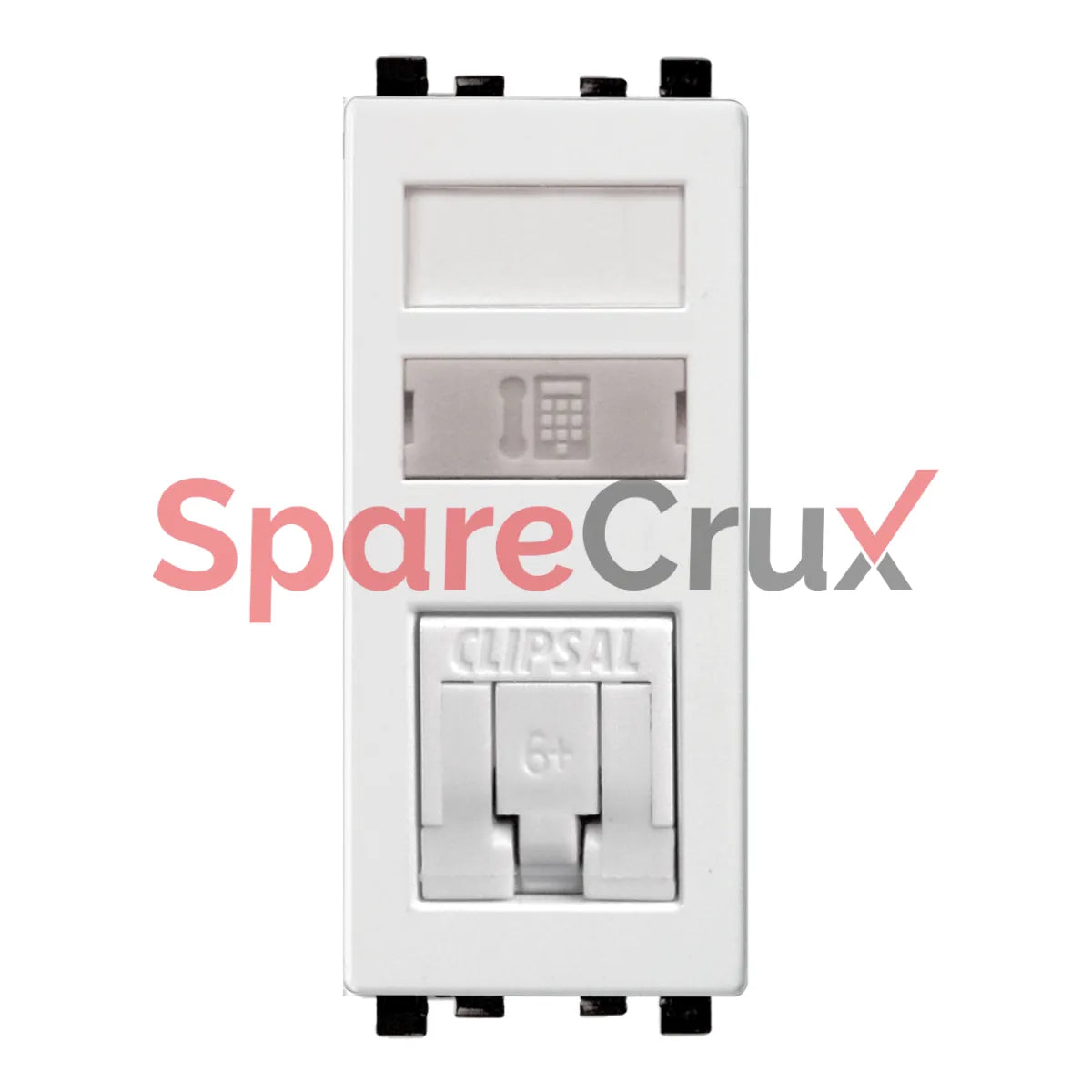 IN8431RJ6 | SCHNEIDER ELECTRIC |  Data socket, ZENcelo, Cat 6 RJ45, planu shut modular jack, white