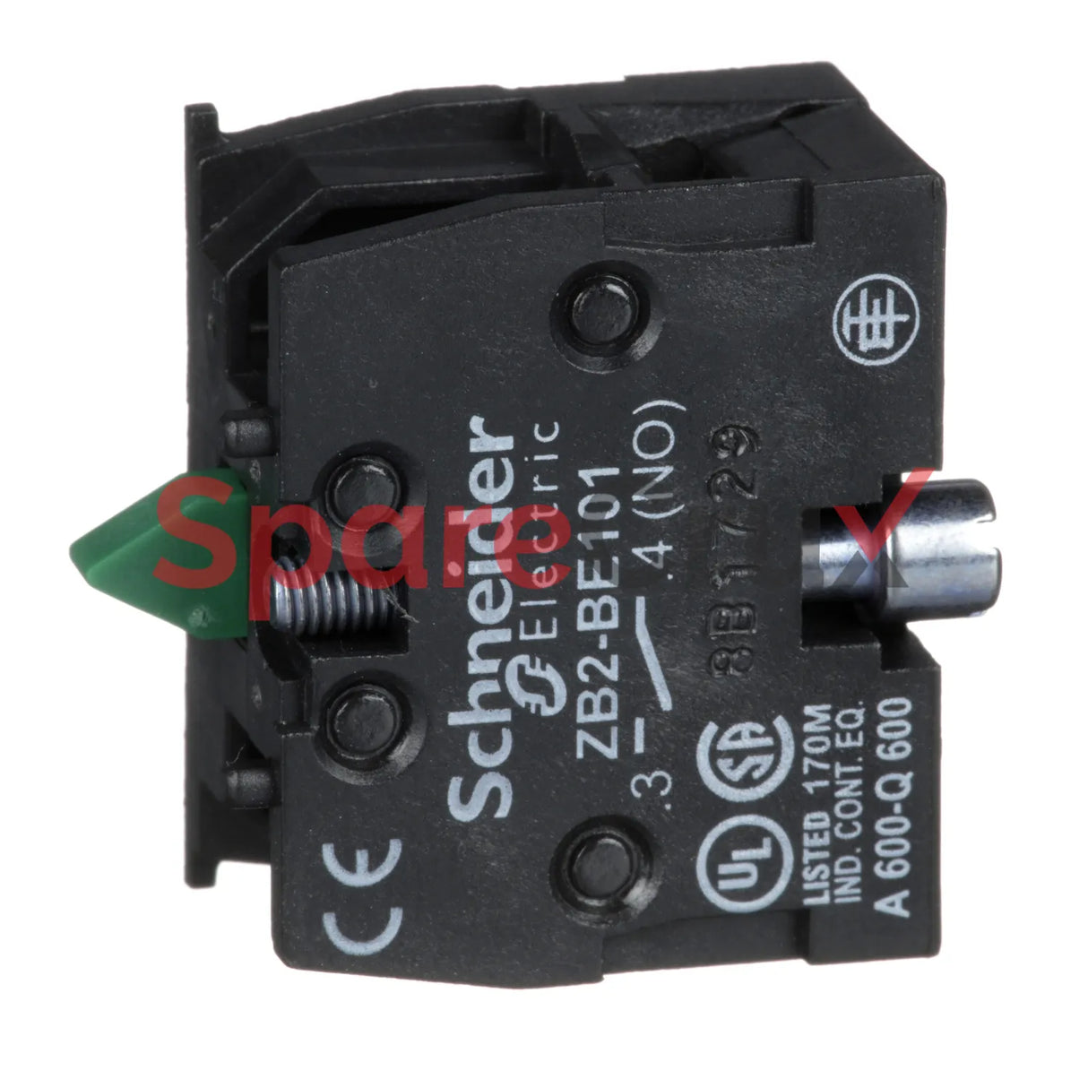 ZB2-BE101 | SCHNEIDER ELECTRIC | Harmony, 22mm Push Button, add on contact block, 1 NO, screw clamp terminal