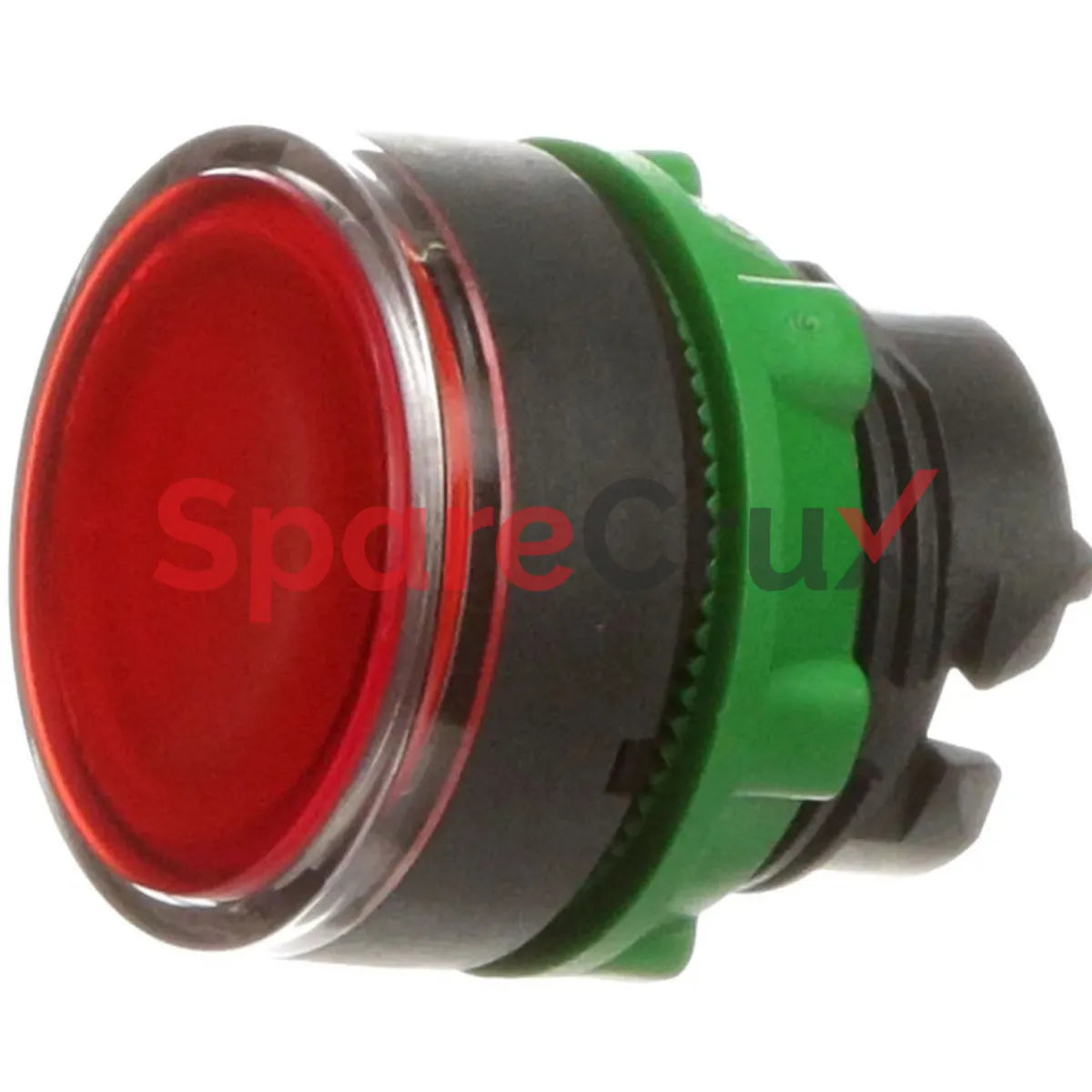 ZB5AW343 | SCHNEIDER ELECTRIC | Harmony XB5 Illuminated Red Flush Head, Spring‑Return, Universal LED, Ø22 mm, IP66 NEMA 4X