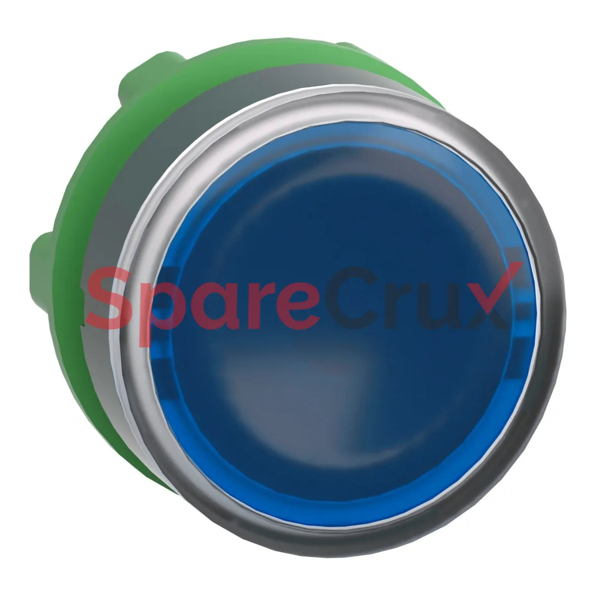 ZB5AW363 | SCHNEIDER ELECTRIC | Head For Illuminated Push Button, Harmony XB5, Plastic, Blue Flush