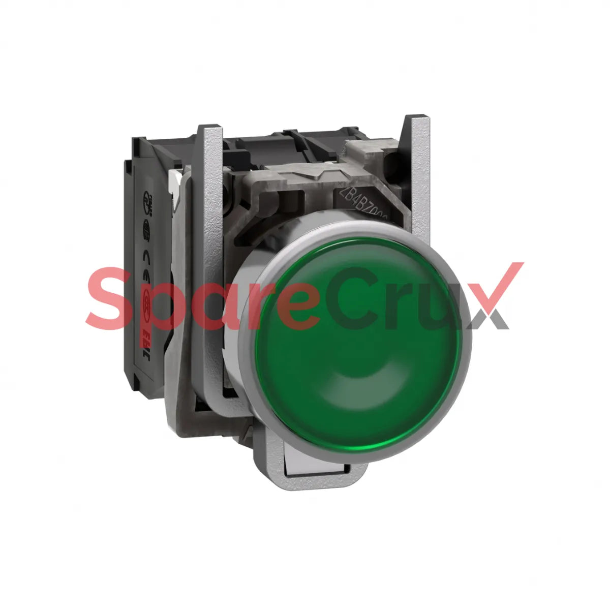 XB4-BW33B5 | SCHNEIDER ELECTRIC | Illuminated Push Button, Harmony XB4, Metal, 1NO + 1NC, 24V AC/DC