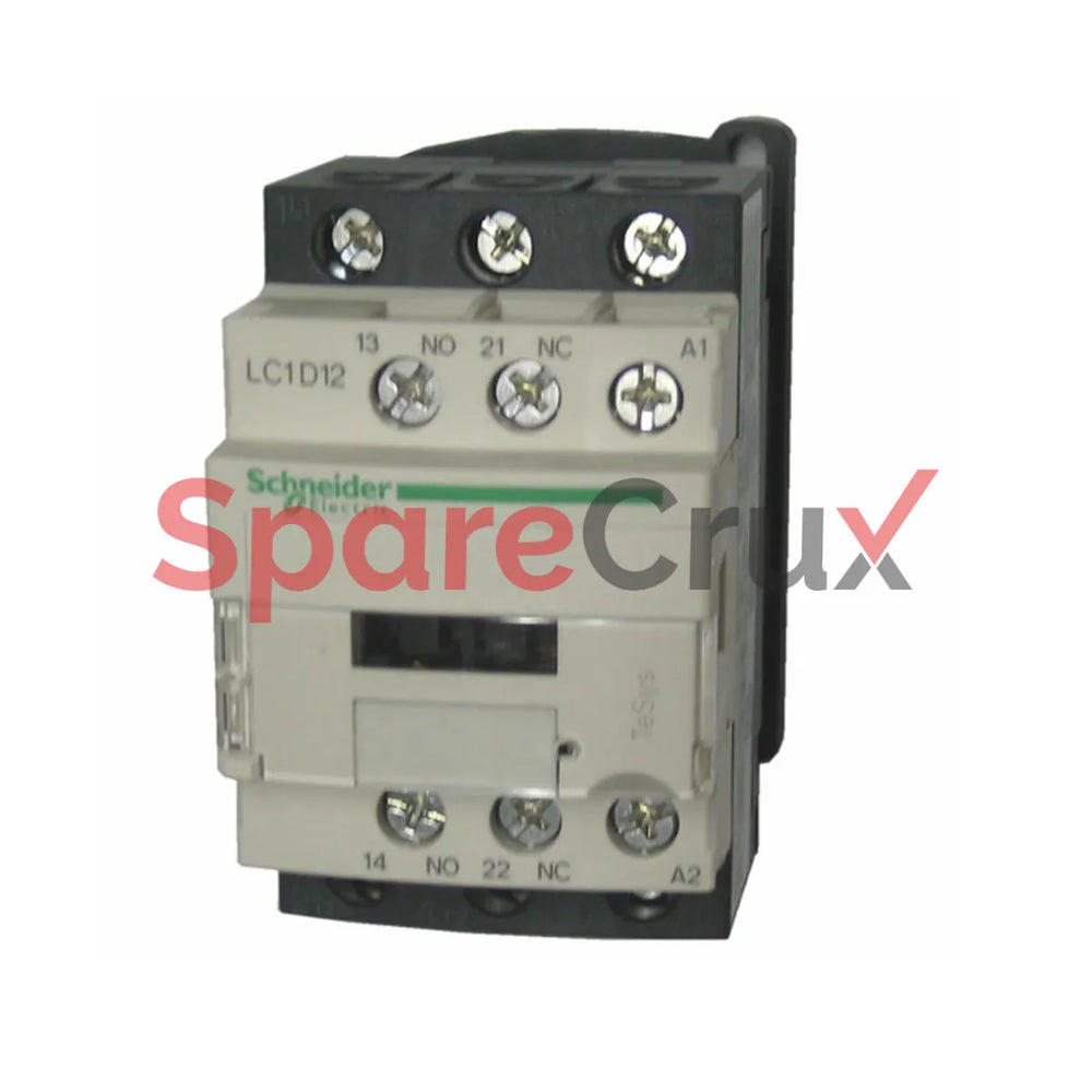 LC1D12 | SCHNEIDER ELECTRIC | Contactor, Socket or Plug-in-Style, 3 Poles