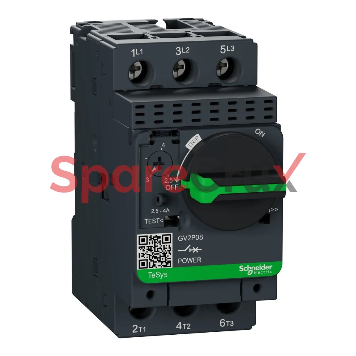 GV2L32 | SCHNEIDER ELECTRIC | Motor circuit breaker, TeSys GV2, 3P, 32 A, magnetic, rotary handle, screw clamp terminals