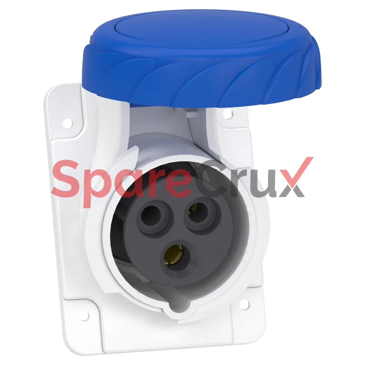PKY16F723 | SCHNEIDER ELECTRIC |  PratiKa socket - fast - angled - 16A - 2P + E - 200...250 V AC - panel