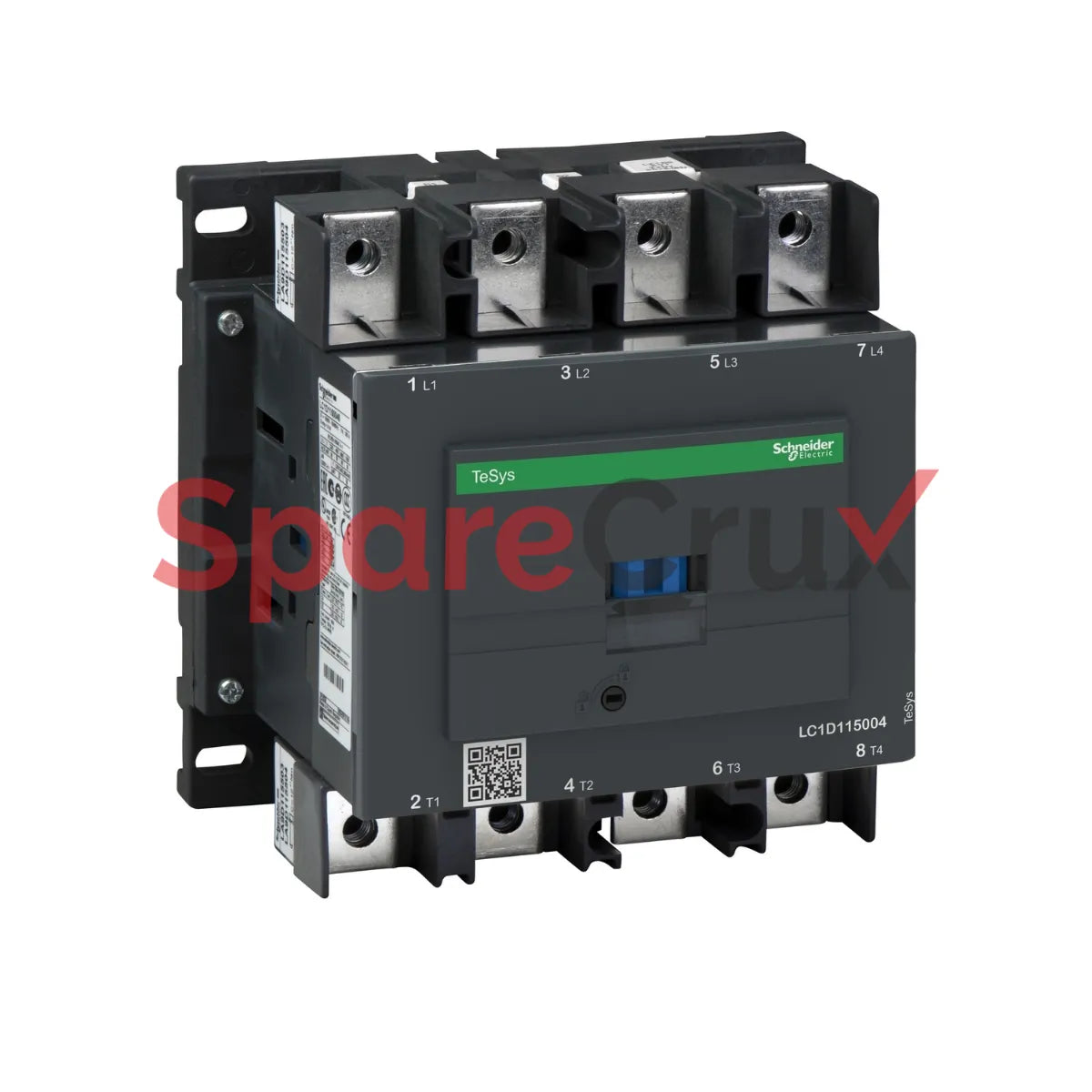LC1 D1150046M5 | SCHNEIDER ELECTRIC | TeSys D contactor - 4P(4 NO) - AC-1 - <= 440 V 200 A - 220 V AC 50 Hz coil