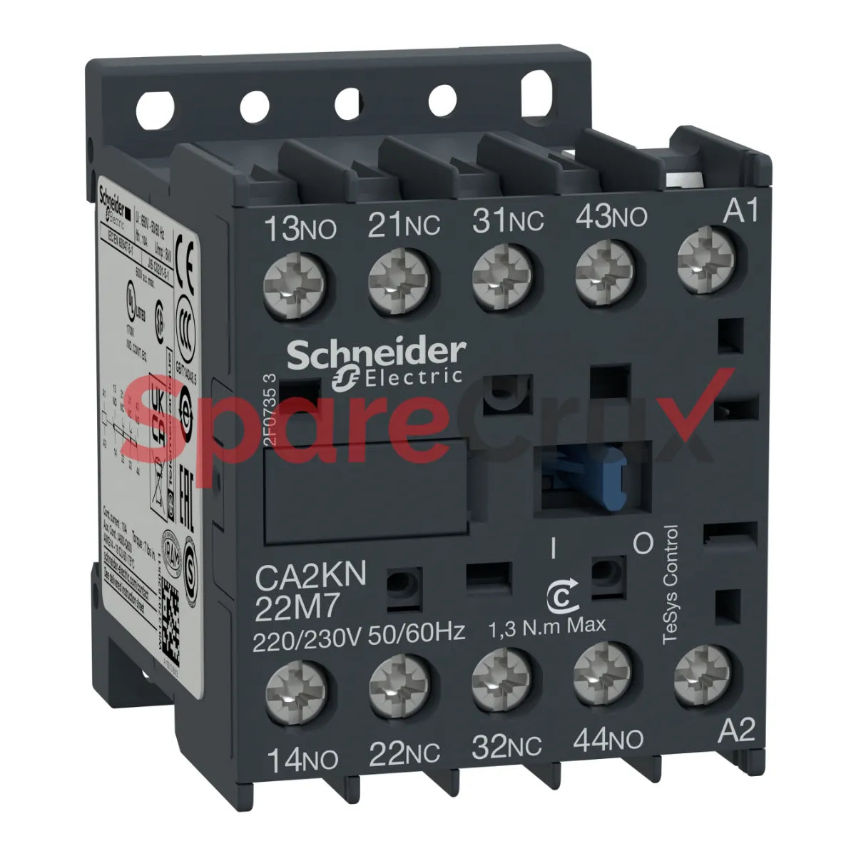 CA2KN22F7 | SCHNEIDER ELECTRIC | TeSys K Control Relay - 2 NO + 2 NC - <= 690 V - 110 V AC Coil