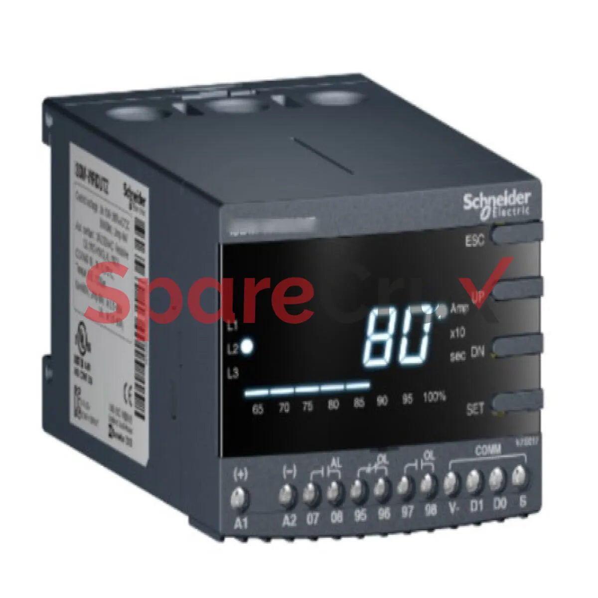 IFM420-WRDUW | SCHNEIDER ELECTRIC |  Window‑Type Electronic Motor Over‑Current Relay (0.5–60 A, 100–240 V AC/DC, Modbus RTU)