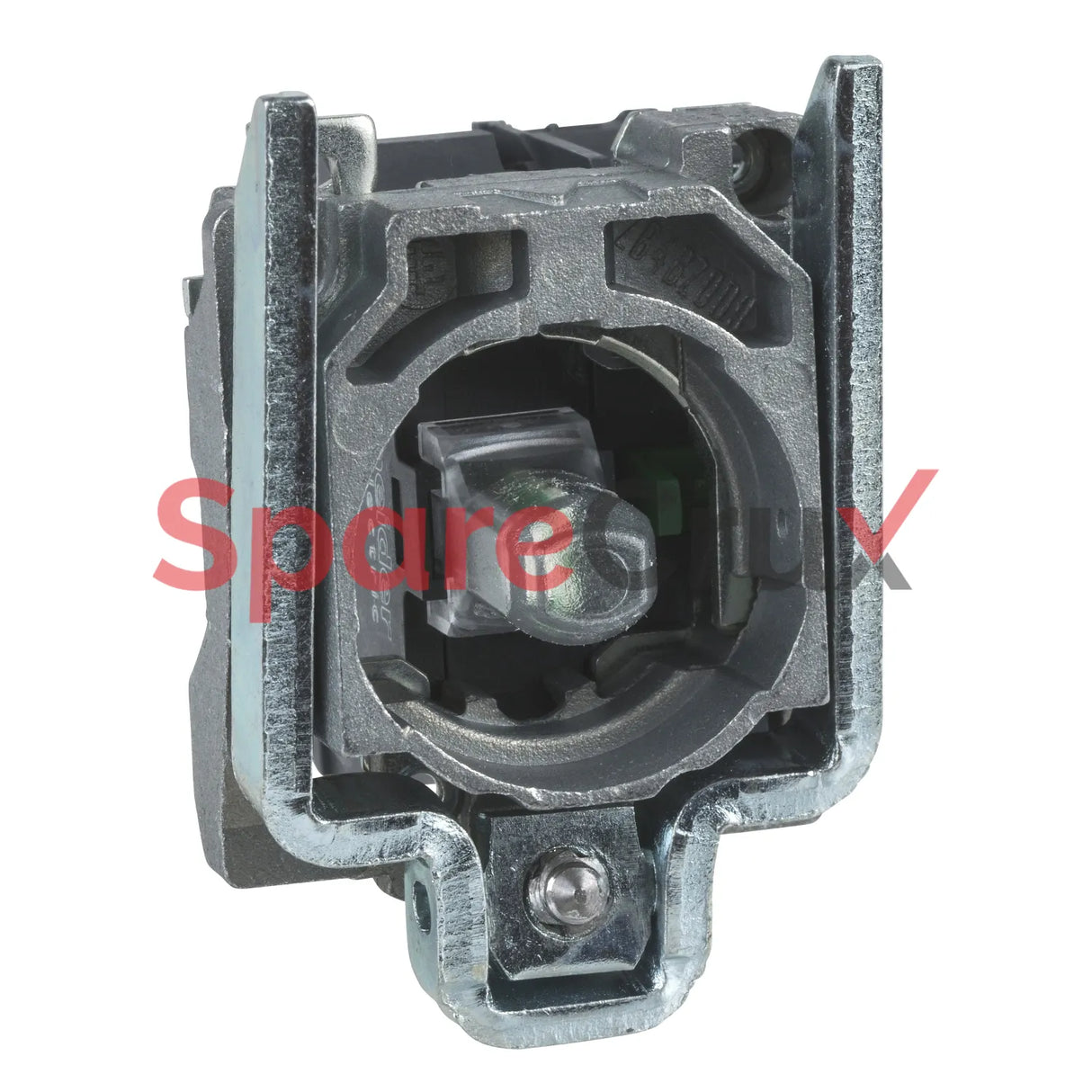 ZB4BW0B35 | SCHNEIDER ELECTRIC | green light block with body/fixing collar with integral LED 24V 1NO+1NC