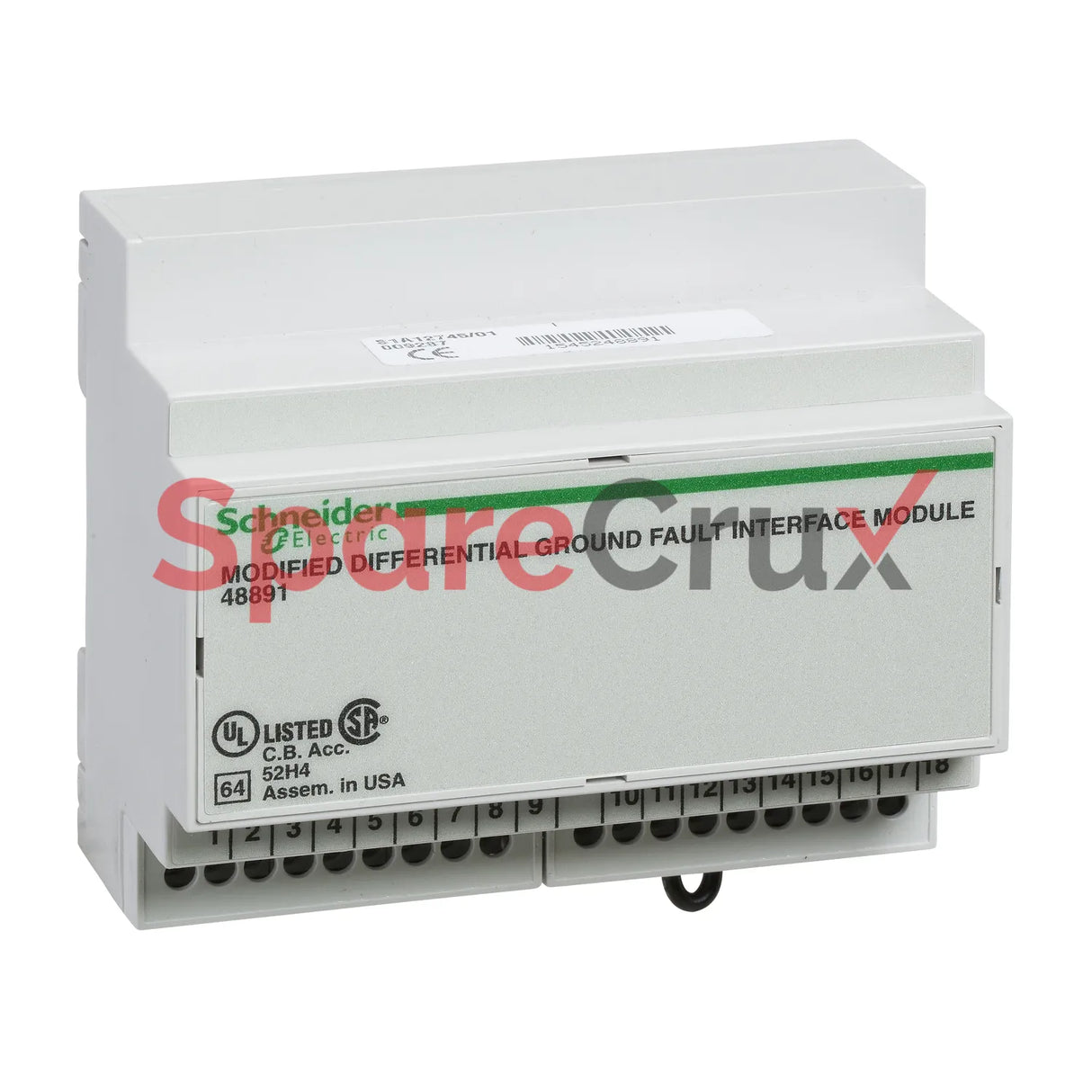 48891 | SCHNEIDER ELECTRIC | Ground Fault Interface Module MDGF, MasterPact NT/NW, ComPact NS630b to NS3200