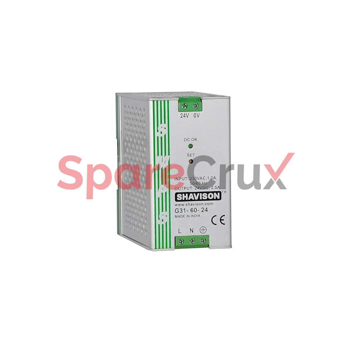 G31-60-24 | SHAVISON ELECTRONIC | 24VDC , 2.5A Power Supply