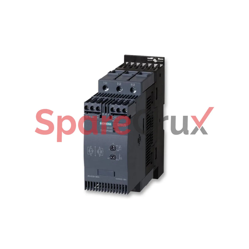 3RW3036-1BB14 | SIEMENS | SIRIUS Soft Starter S2 45 A, 22 kW/400 V, 40 °C 200-480 V AC, 110-230 V AC/DC Screw Terminals