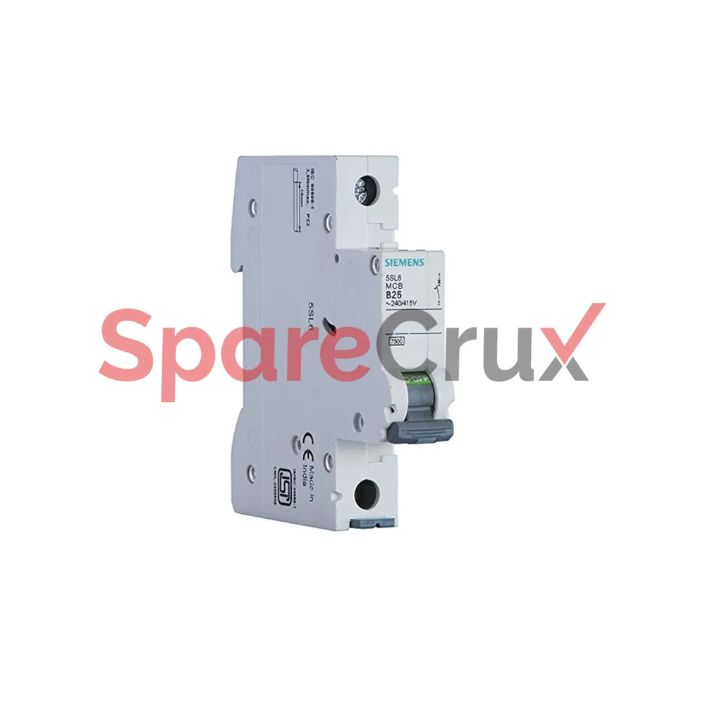 5SL6102-7RC | SIEMENS | MCB 2A 1-pole C characteristic 7.5 kA