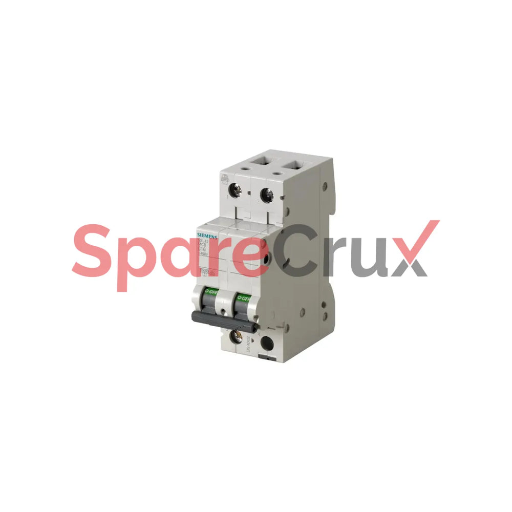 5SL6216-7RC | SIEMENS | MCB 16A 2-pole C Characteristic 7.5 kA