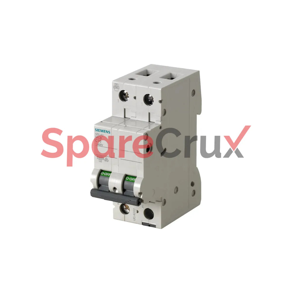 5SX42067RC | SIEMENS | Miniature Circuit Breaker 415 V 10kA, 2-pole, C, 6A