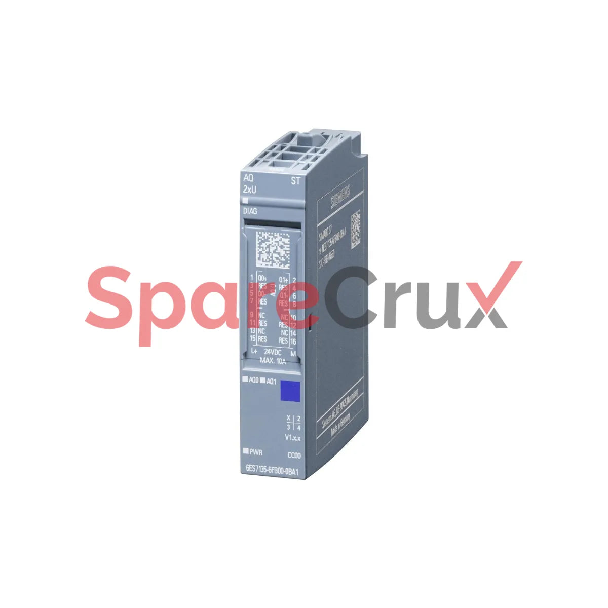 6ES7 135-6FB00-0BA1 | SIEMENS | Analog Output Module, 2 Output, 24 VDC, SIMATIC ET 200SP Series