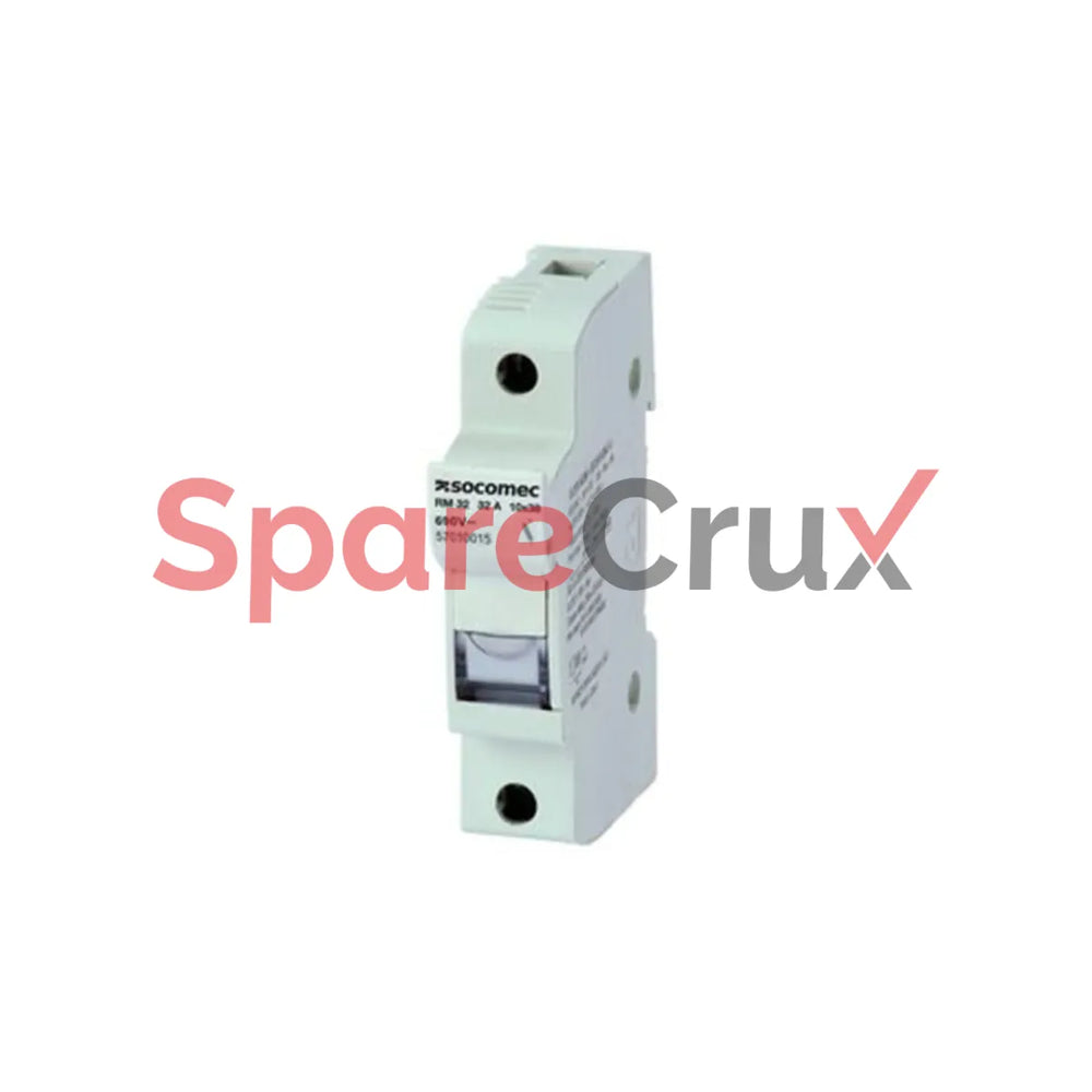 57010018 | SOCOMEC | 32A Rail Mount Fuse Holder for 10 x 38mm Fuse, 3P, 690V ac